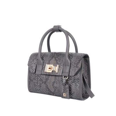 Bucket bag, chain, diamond grid bag, leather one shoulder crossbody bag